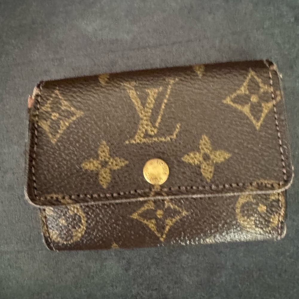 Vintage Louis Vuitton Brown Monogram Porte Monnaie Coin Purse Quiet Luxury